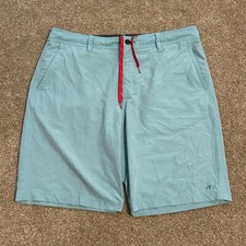 O&#39;Neill Shorts Men&#39;s 36 Blue Adjustable Hybrid Athleisure Performance Surf Y2K