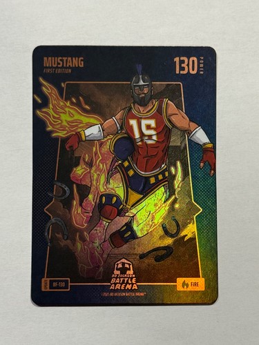 Bo Jackson Battle Arena Update FIRE BATTLE FOIL MUSTANG