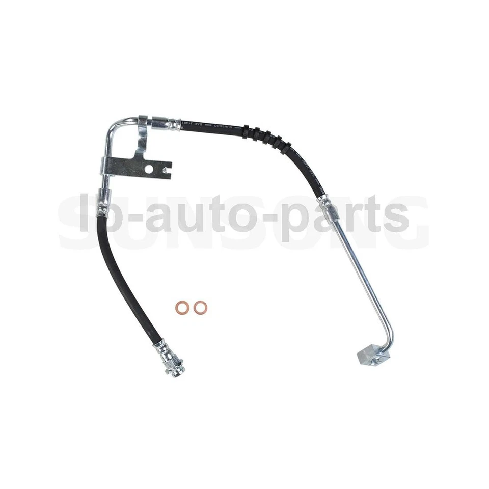 2X Manguera de línea de freno delantero Sunsong para Dodge Dakota 1991 1992 1993 1994 1995 Foto 3 de 4
