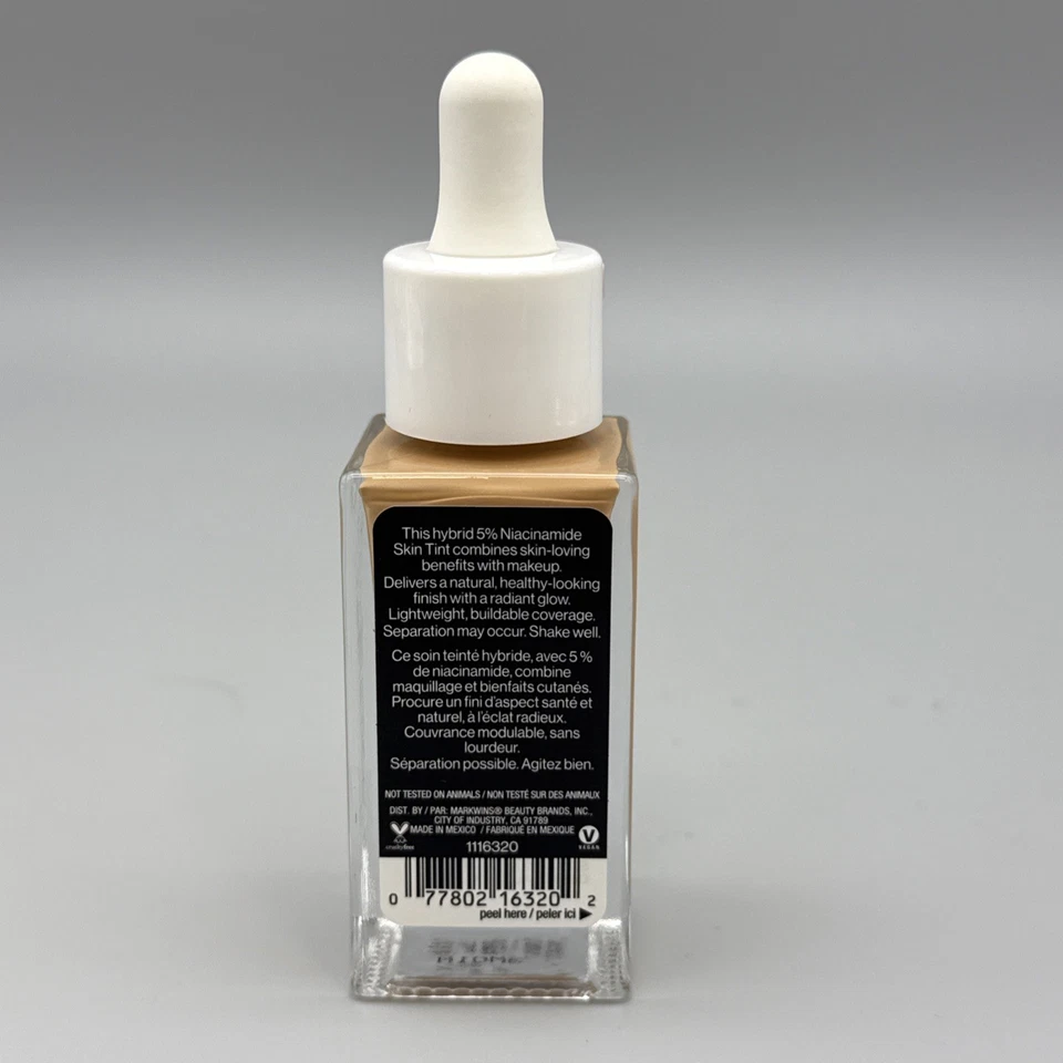 Wet N Wild Barefocus, Niacinamide Skin Tint, 1116320 Medium Beige, 1.08 fl oz - Image 2 of 3