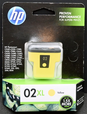 HP 02 XL Magenta Ink Cartridge C8731WN OEM Genuine Sealed NOS Photosmart Printer