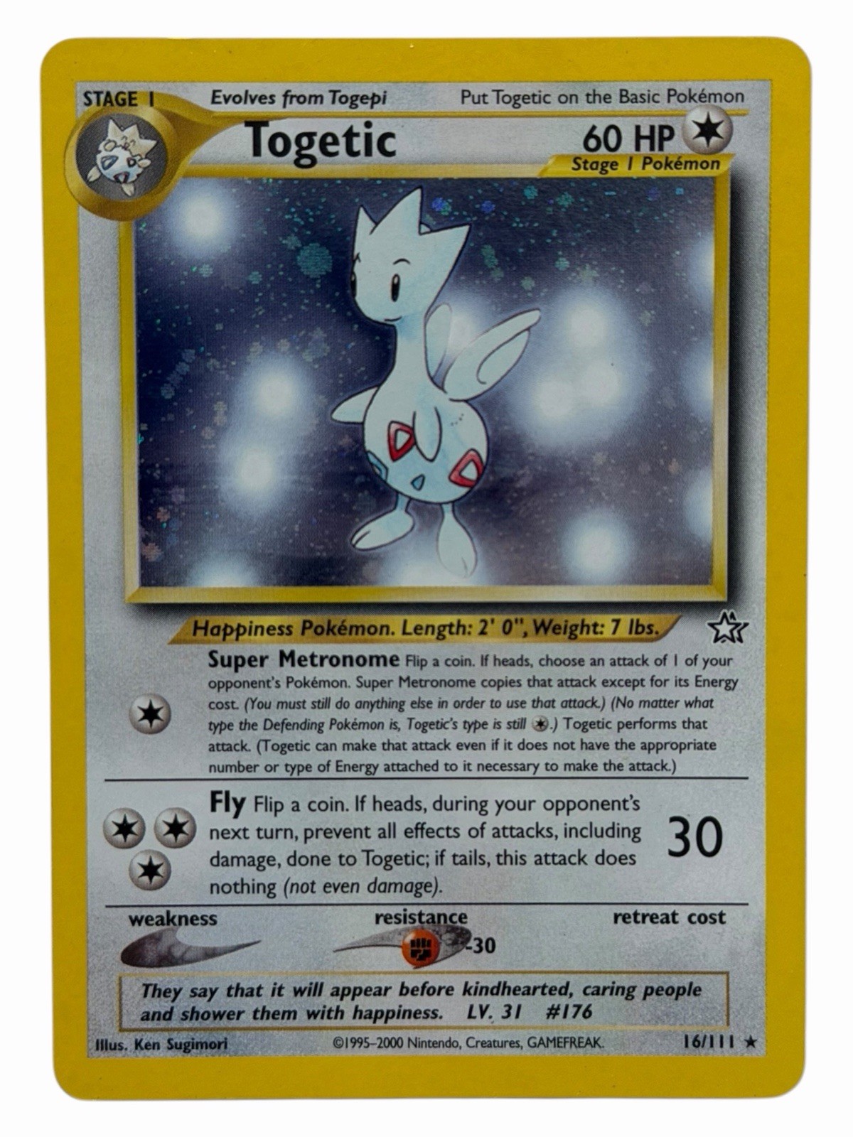 Togetic - 16/111 Neo Genesis 2000 WOTC - Holo - Pokemon TCG
