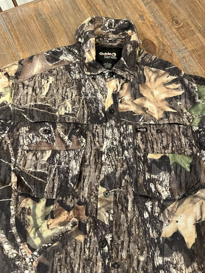 Scent Blocker Camo Shirt Men's Size Large Recon Realtree Xtra Hunting Vented - Image 2 of 4