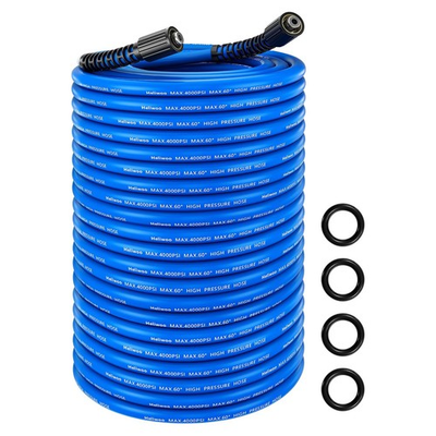 #ad Pressure Washer Hose 100FT 1 4quot; Kink Resistant Max 4000 PSI Power Washing Ex... $75.12