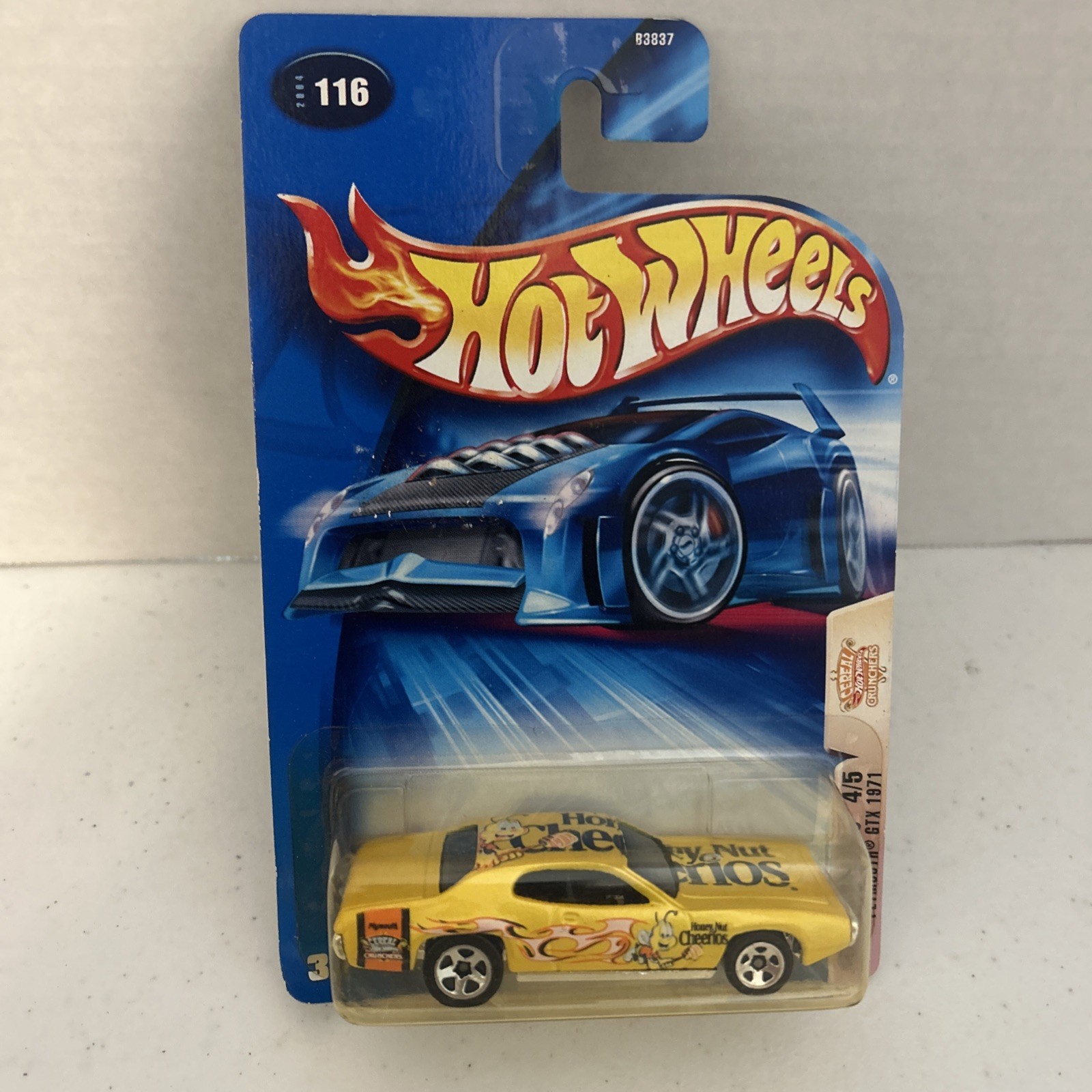 Hot Wheels 2004 Cereal Crunchers 4/5 116 1971 Plymouth GTX Cheerios