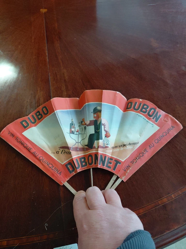 éventail publicitaire Dubonnet - Photo 2/4