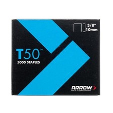 Arrow T50 Staples / Box 5000 10mm - 3/8in Multi Colour TK1048 0.0036 per staple