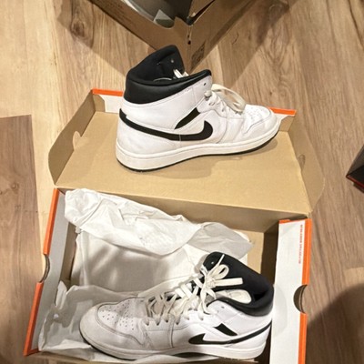 Nike White Black High Top Men's Athletic Sneaker DQ7653-132