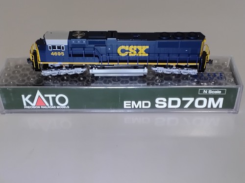 Kato 176-7610 Pre-owned N Scale SD70M CSX #4695 w/XL Systems DCC Sound ...