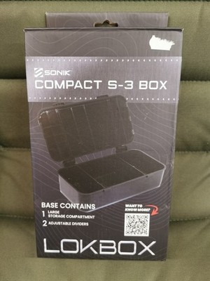Sonik Lokbox S-3 Compact Carp Fishing Terminal Tackle Luggage Box VC0004