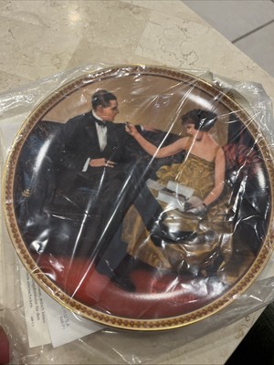 Flirting In The Parlor Certificate Of Authenticity Norman Rockwell Plate
