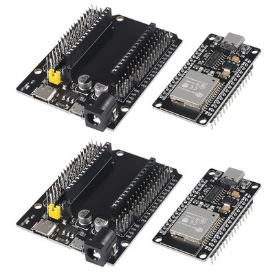 2 Sets ESP32-DevKitC-32, ESP-WROOM-32, Type-C USB CH340C, WiFi, Bluetooth