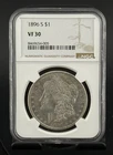 1896 S VF30 Morgan Silver Dollar NGC VF 30