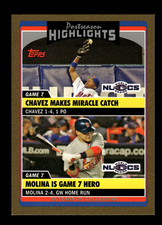 2006 Topps Update Series Postseason Highlights Chavez/Molina #UH193 Gold /2006