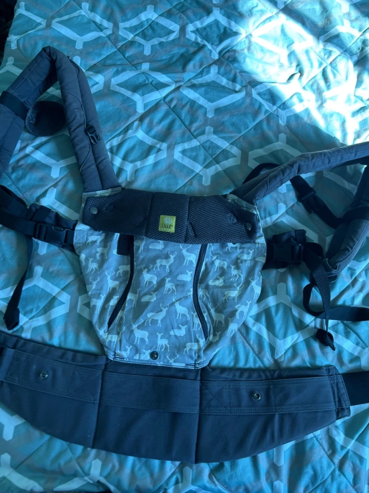 portabebés lillebaby 6 en 1 todas las estaciones estampado ciervo  Foto 3 de 3