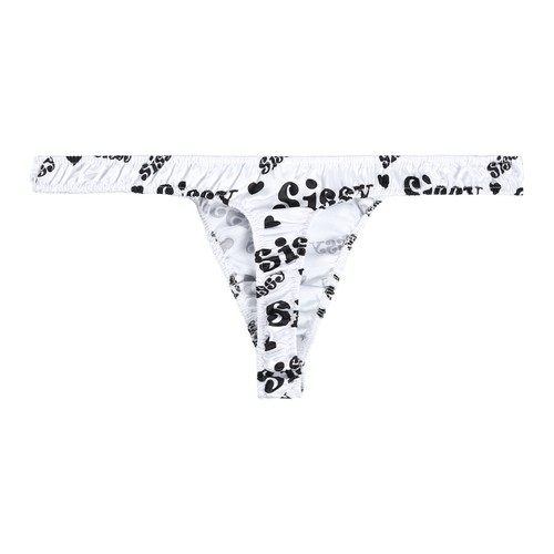 Sissy Mens Briefs Silk Satin Thongs Ruffled Knickers Crossdressing Lingerie Sexy - Picture 137 of 151