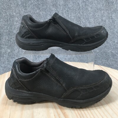 Eastland Shoes Mens Wide Colin Loafer Sneakers 7788-01 Black Leather  Slip On