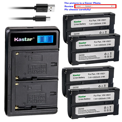 Kastar Battery LCD Dual Charger for Topcon Instruments HiPer V GNSS receivers
