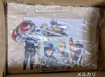 m9 Character Fine Graph Spriggan Box Purchase Bonus Tote Bag Can Badge 3 Piece S