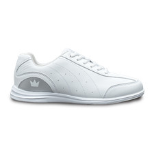 Brunswick Mystic White/Silver Youth Girls Bowling Shoes