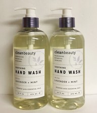 2 Bottles Lavender  Mint Soothing Hand Wash with Essential Oils 16 fl oz Each