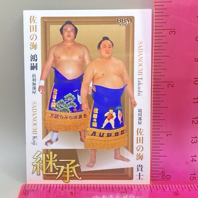 sumomo様☆専用 BBM Sumo Wrestling Card 2024 Sadanomi Koji Kintaro Autumn Leaves