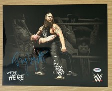 BRAY WYATT SIGNED WWE METALLIC 11X14 PHOTO THE WYATT FAMILY PSA/DNA