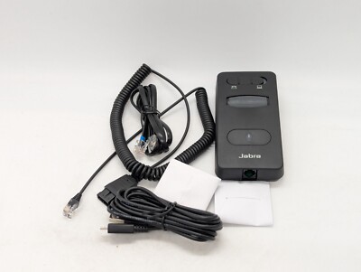 Jabra Link 860-09 headphones headset amplifier amp with cables