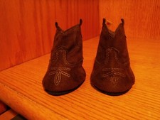Build A Bear BABW Cow Boy Girl Boots Accessory Shoes Brown Western Outfit Pair