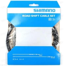 Shimano Road Shift Cable & Housing Set Bicycle Derailleur Cables & Casing Black