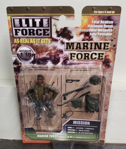 Elite Force Marine Force MISSION Jackson-Corporal Rear Guard Action Figure - Picture 1 of 2