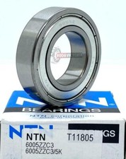 NTN 6002 ZZ C3 DEEP GROOVE BALL BEARING, METAL SHIELDED 15x32x9mm SAME DAY SHIPP