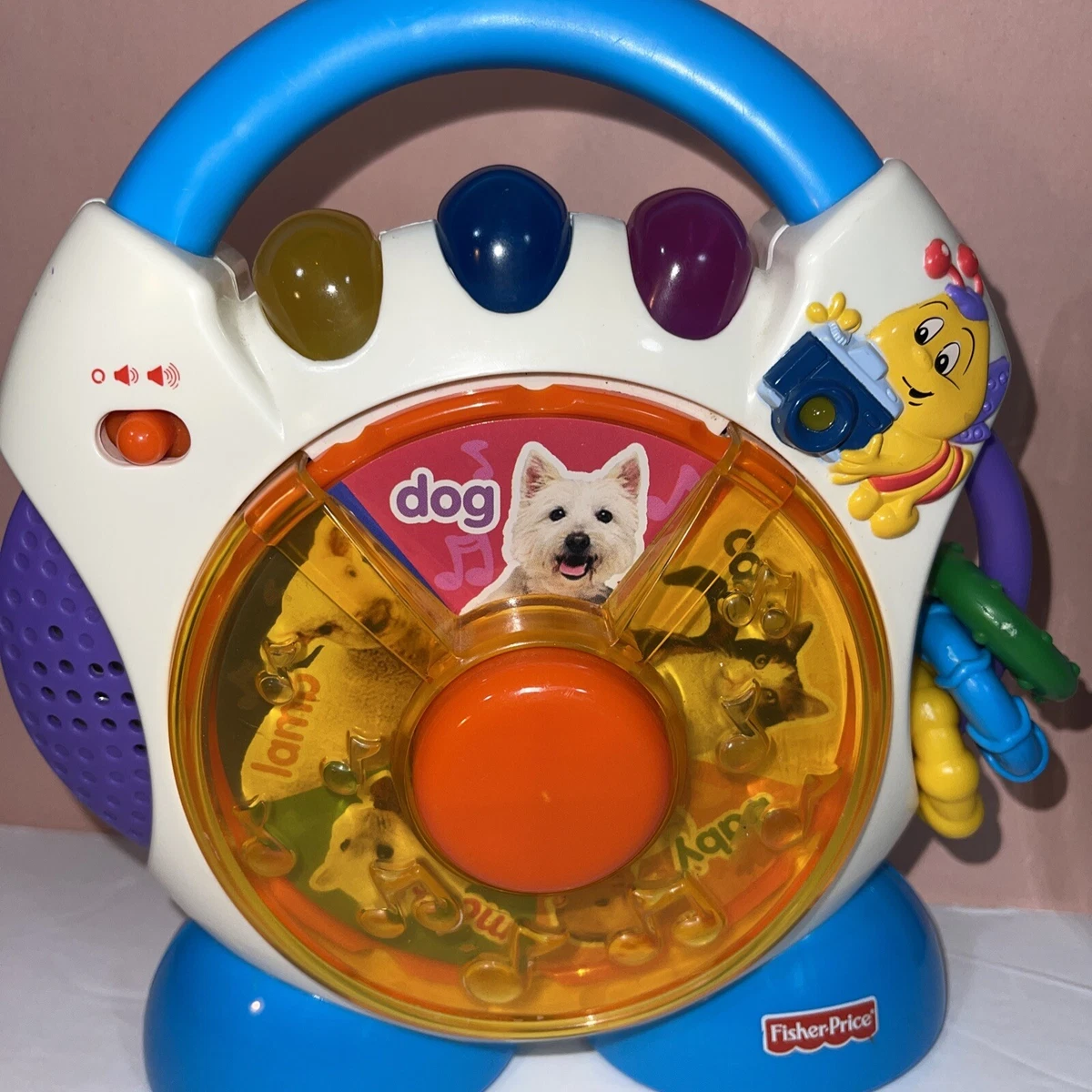 2 Fisher Price Educ Toys Laugh Learn Nursery Rhymes CD Player