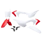 QA Parts Complete Plastic Kit Red/White Fits HONDA CRF110F 2013-2018 1821550009