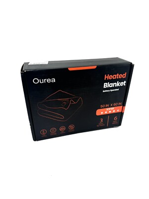 Ourea Heated Blanket Battery Operated, Wearable Portable Electric