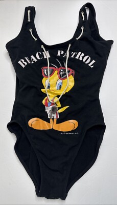1996 Warner Bros Swimming Suit By Looney Tunes Tweety Bird Size 5/6