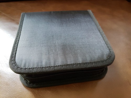 Black 24 CD/DVD Nylon Zippered Wallet Similar to the Original Case Logic Brand - Picture 8 of 10