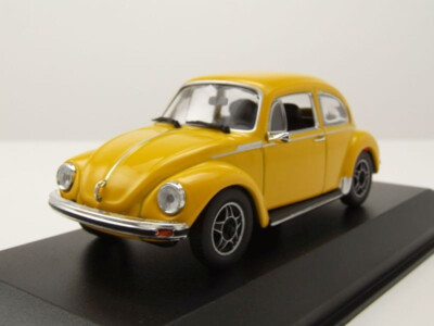 VW VOLKSWAGEN 1303 S BEETLE 1974 YELLOW MAXICHAMPS 940055101 1:43 LADYBUG LHD