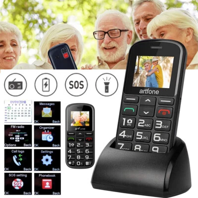 Seniorenhandy Rentner Handy ohne Vertrag Dual SIM Notruftaste Große Tasten Handy