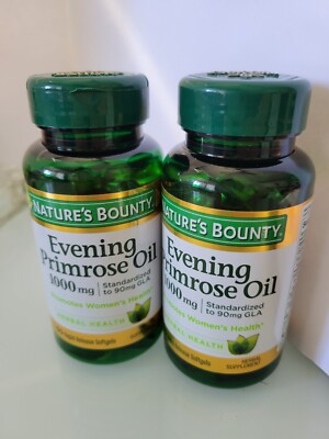 Nature's Bounty  Evening Primrose Oil Supplement-60 Softgels (2PK BUNDLE)