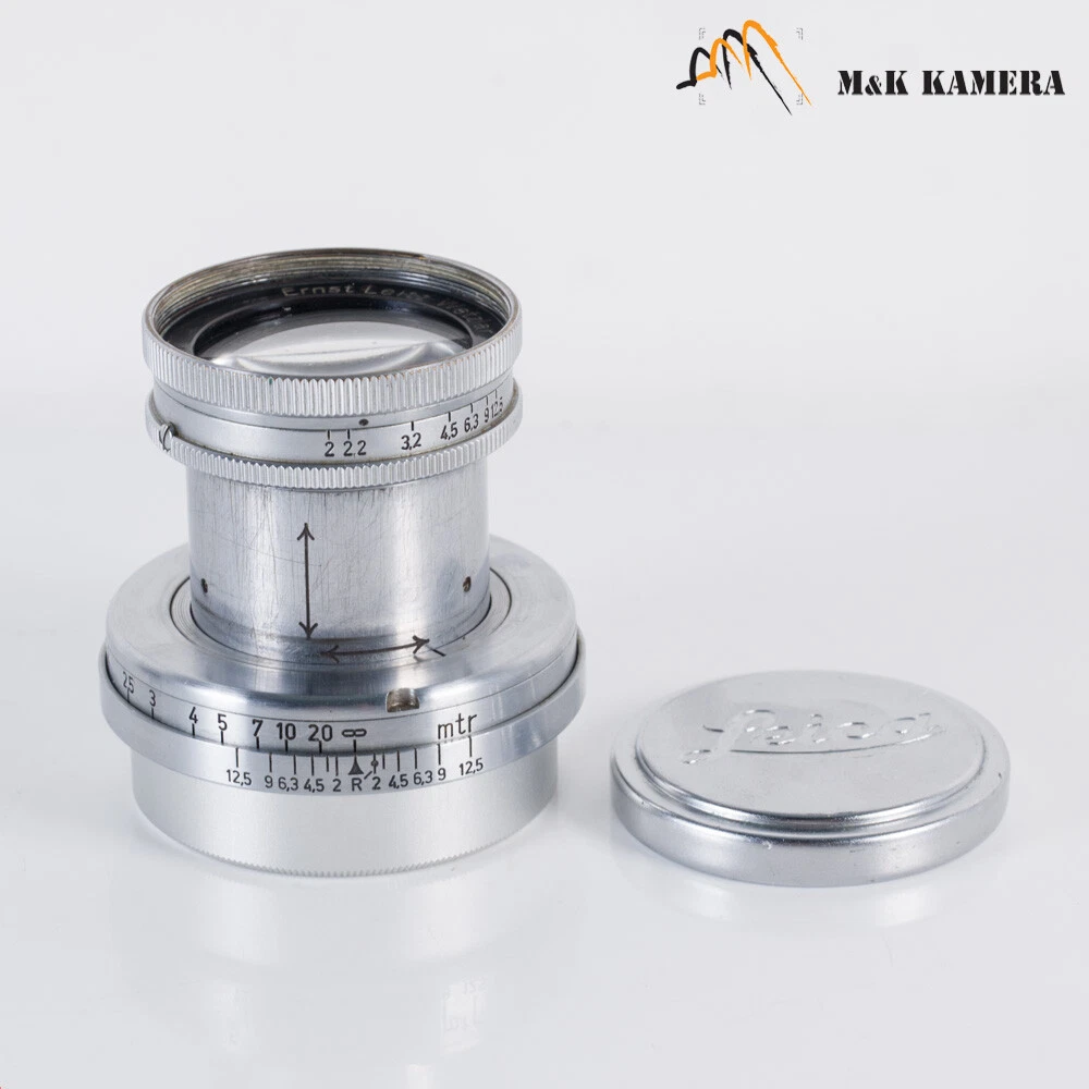 LEITZ Leica Summar L39 50mm/F2.0 Silver Lens Yr.1938 LTM Germany #029