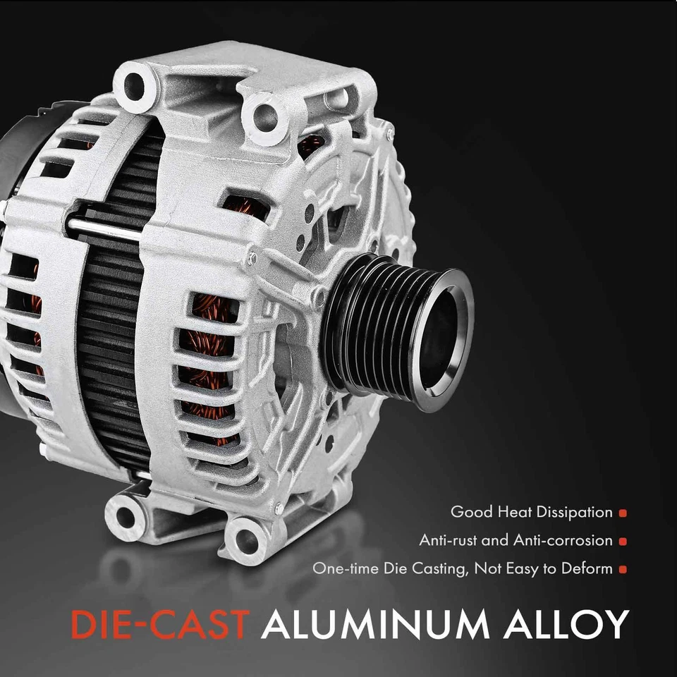 Nuevo Alternador para Mercedes-Benz CL600 CL63 AMG S600 220A 14V CW Polea 7 Ranuras Foto 4 de 4