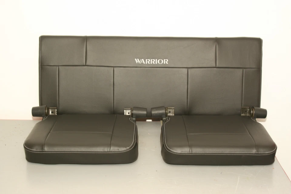 FUNDAS DE ASIENTO DE COCHE MITSUBISHI L200 WARRIOR de cuero sintético hechas a medida - Alta calidad Foto 3 de 4