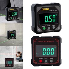 Digital Angle Finder, Inclinometer, Measuring Tool with Data Hold Function for