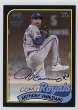 2024 Update 1989 Topps Baseball Black /199 Anthony Veneziano #89BA2-AV Auto 0uq0