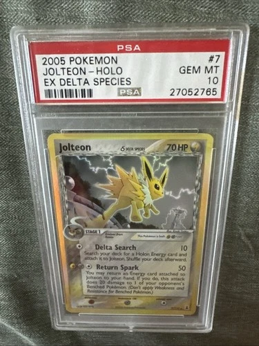 Jolteon (Delta Species) 7/113 Delta Species Holo PSA 10 Gem Mint Holo