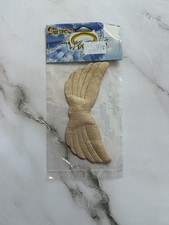 Darice Gold Metallic Angel Wings Sew On Doll Embellishments