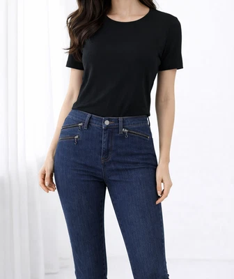 Jeans Rag Bone Jean blau Damen Super Skinny Hose Größe W30 Aliso Zip Neu - Bild 1 von 4