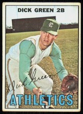1967 Topps Dick Green Kansas City Athletics #54