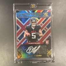 2022 Panini XR - Luminous Endorsements Drake London #LUM-DL Blue /49 (AU, RC)